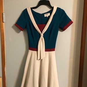 Vintage Sailer-style dress